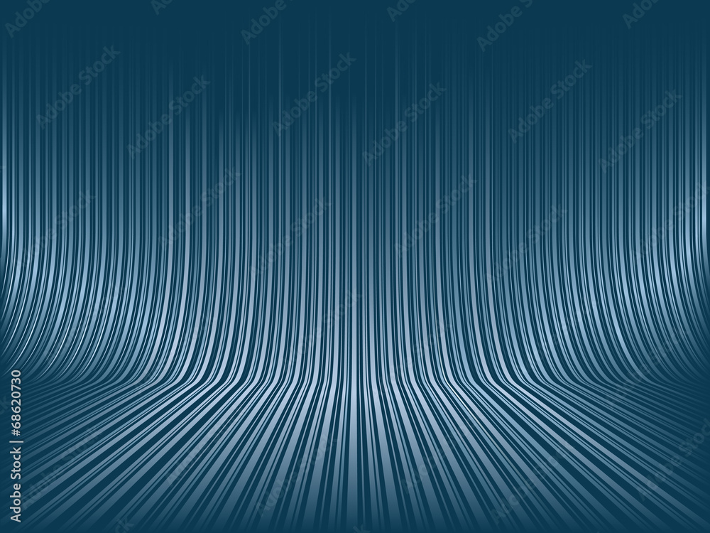 Naklejka premium Blue Metallic Stripes Background