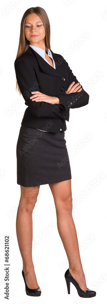 Fototapeta premium Businesswoman with crossed arms