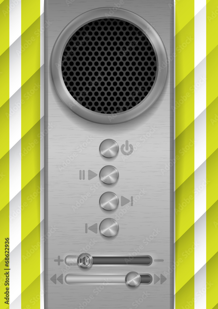 Abstract Speaker Concept Design.