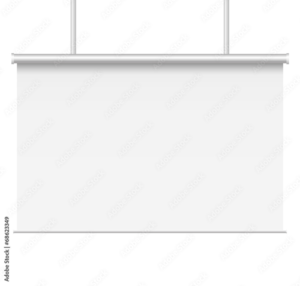 Obraz premium Blank presentation boards.