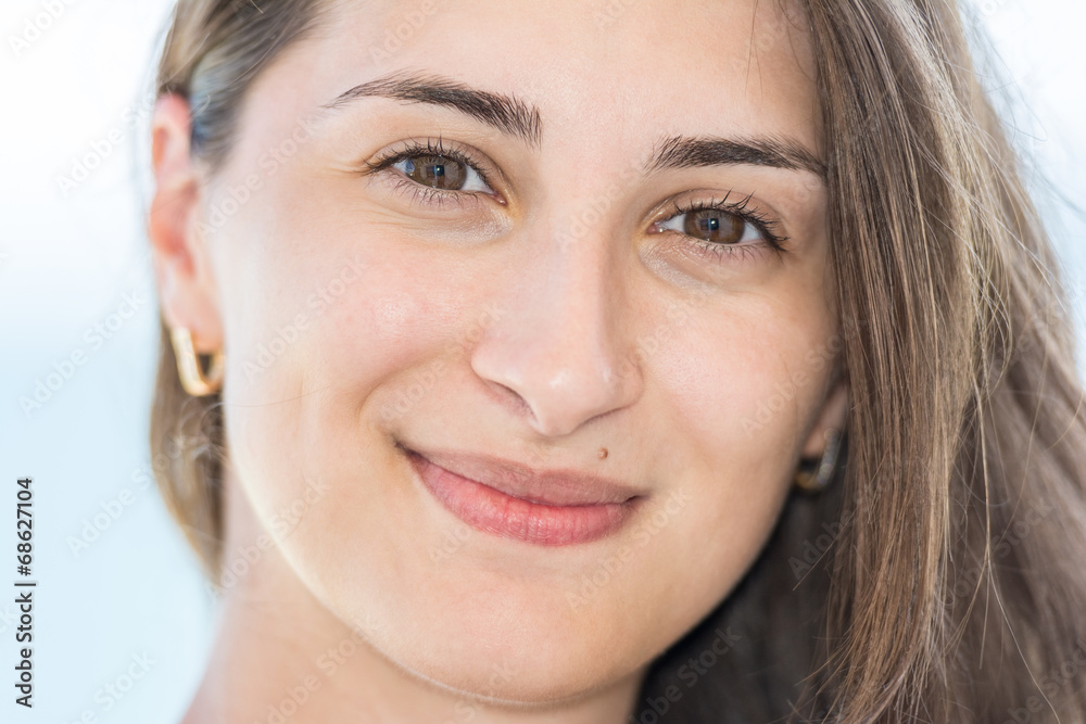Beautiful Happy Girl Close Up Portrait Beautiful Happy Girl Close Up Portrait