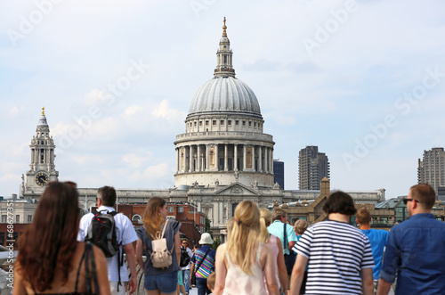 St. Pauls from Millennium Bridge