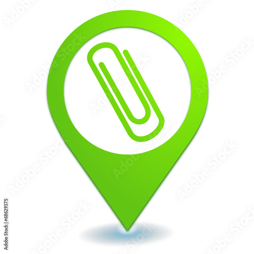 classement sur symbole localisation vert