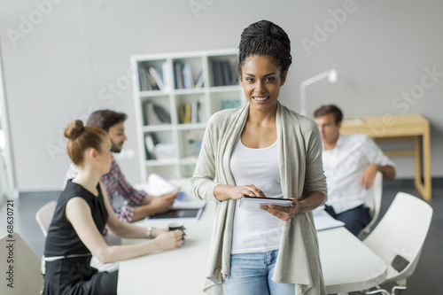 Young people in the office
