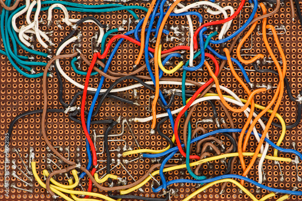Electronics print pattern Electronics print pattern