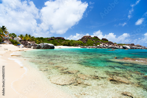 Fototapeta Naklejka Na Ścianę i Meble -  Stunning beach at Caribbean
