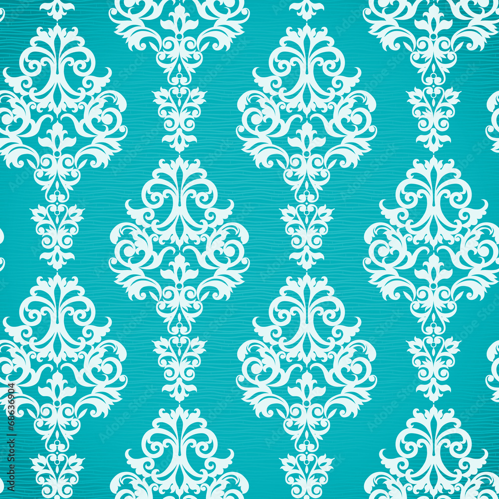 Vector seamless pattern in Victorian style.