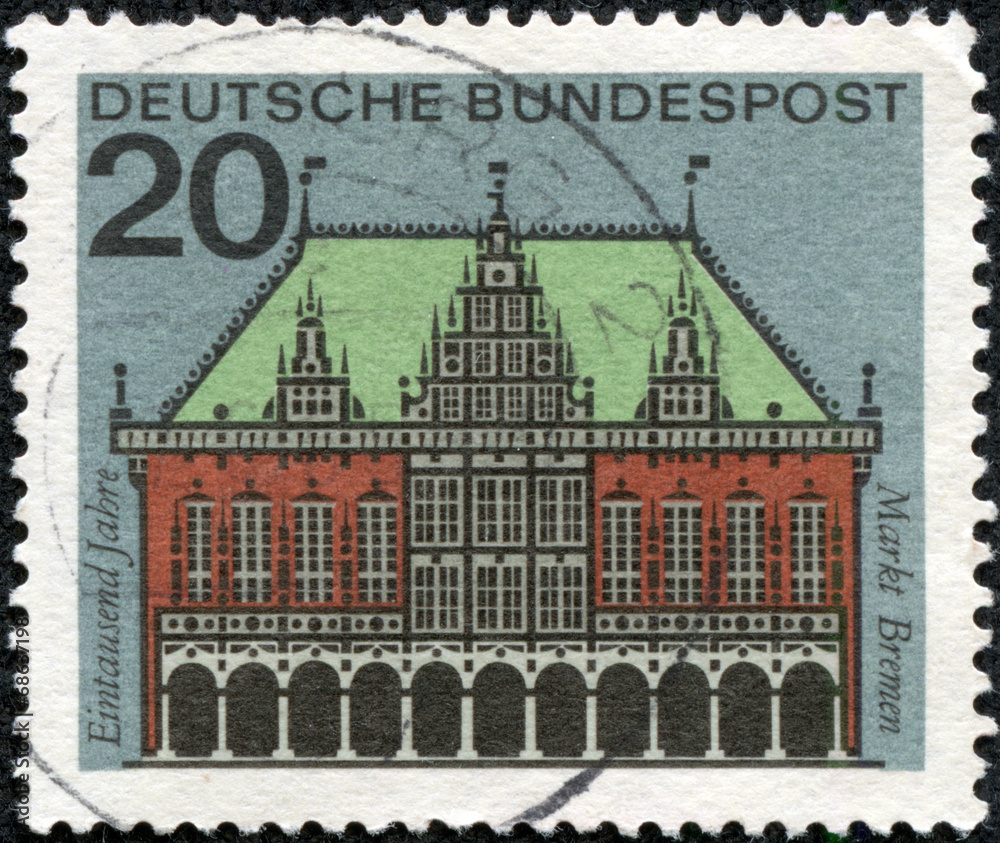 stamp shows City Municipality of Bremen