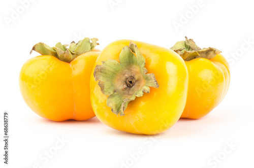 Fresh persimmon fruit