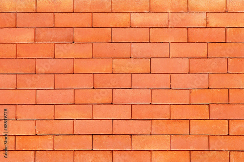 Beautiful pattern of red brick wall