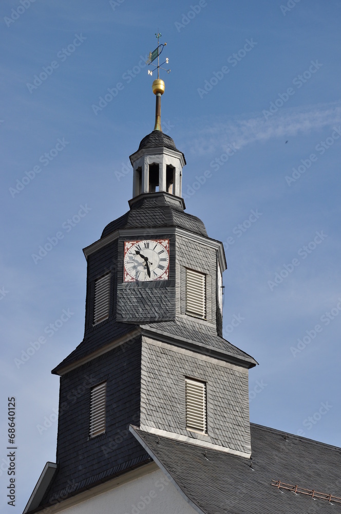 Kirchturm in Floh-Seligenthal