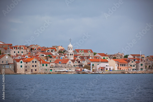 Village Sepurine, Prvic island, view from the sea © dvoevnore