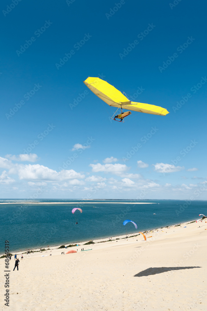 Obraz premium Deltaplane dune du Pilat