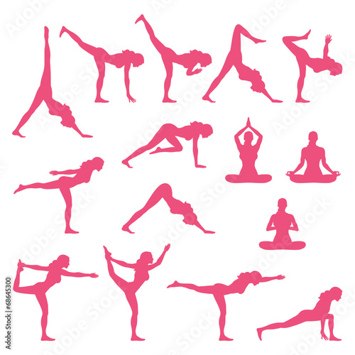 Yoga Actions Vector