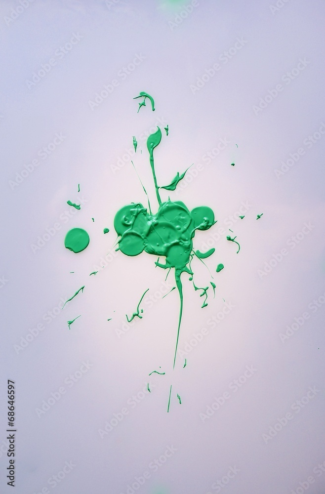Fototapeta premium farb klecks; farben spritzer; grün