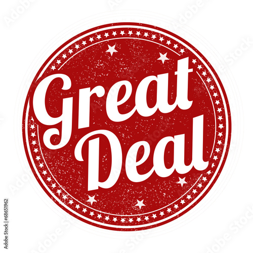 Great deal stamp