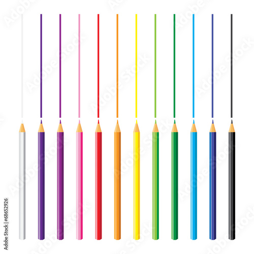 Lápis coloridos