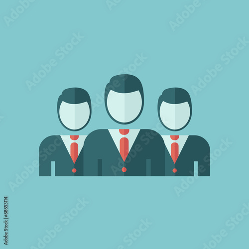 Team Flat Icon