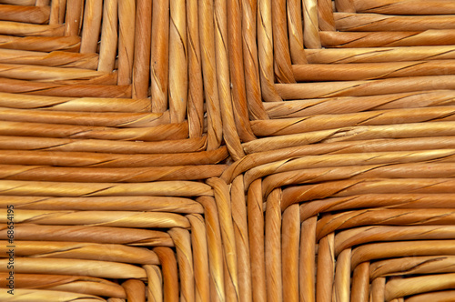 woven natural wicker background detail
