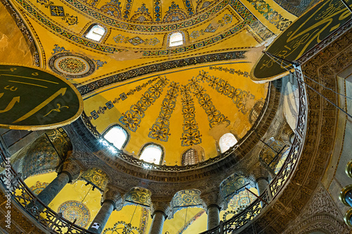 Hagia Sophia Interior in Istanbul  Turkey