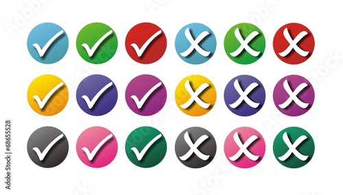 Tick and cross