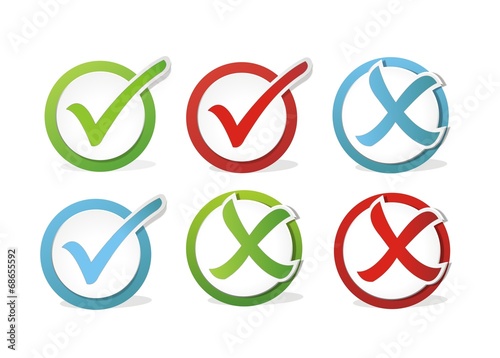 Tick and cross