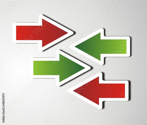 Left and right icons