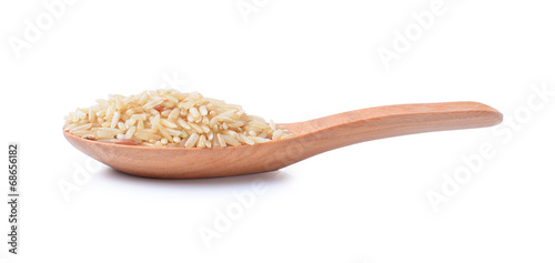 Boiled brown rice as a food background