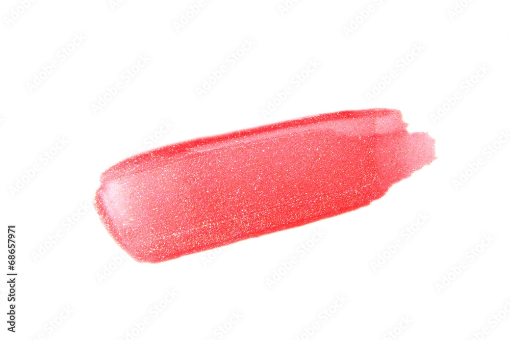 Naklejka premium Lipstick samples isolated on white