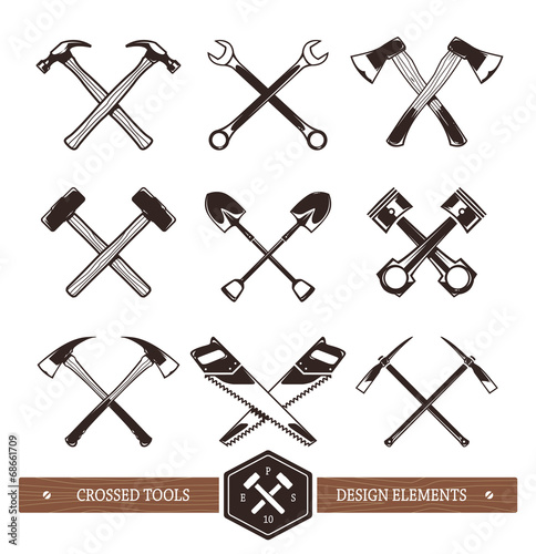 Crossed Work Tools
