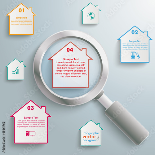 Loupe Houses Infographic photo