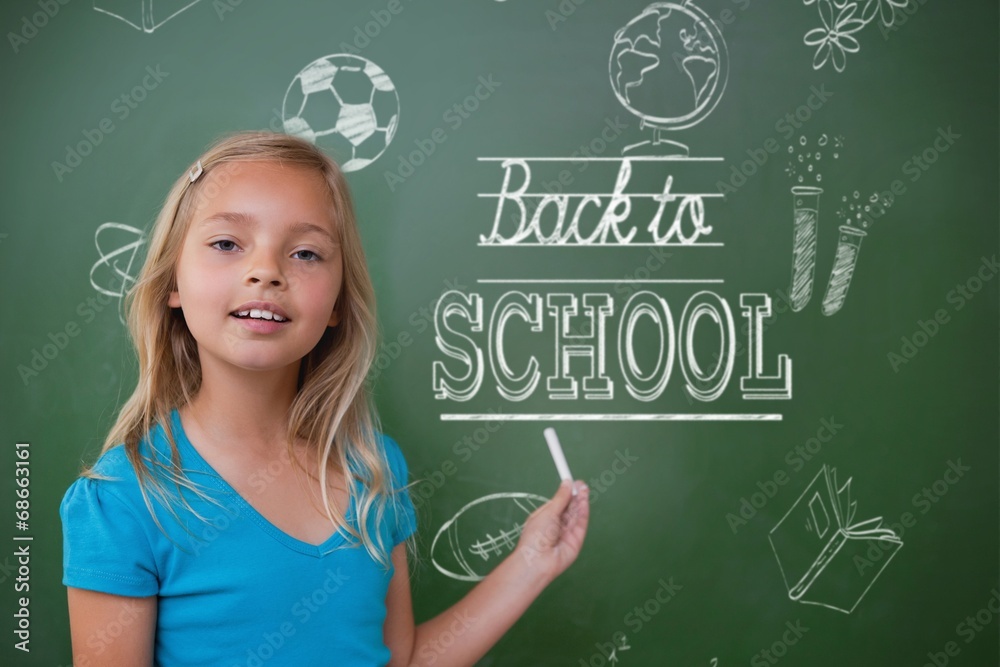 Composite image of back to school message Composite image of back to school message
