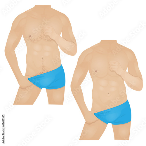 male torso