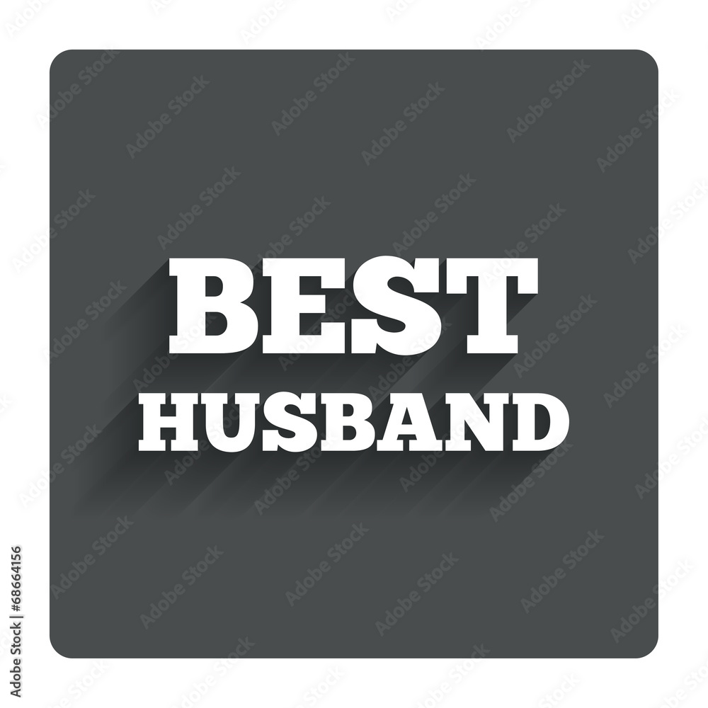 Best husband sign icon. Award symbol. Best husband sign icon. Award symbol.