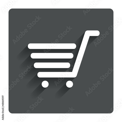 Shopping Cart sign icon. Online buying button.