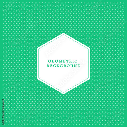 Star geometric glamour background vector
