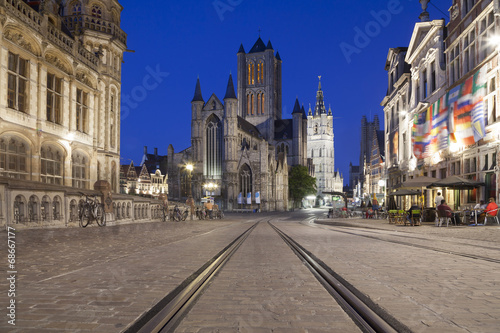 Saint Nicholas Church and Belfry of Ghent