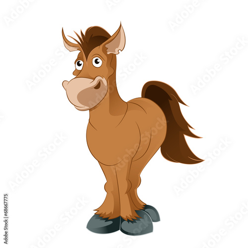 Cartoon horse