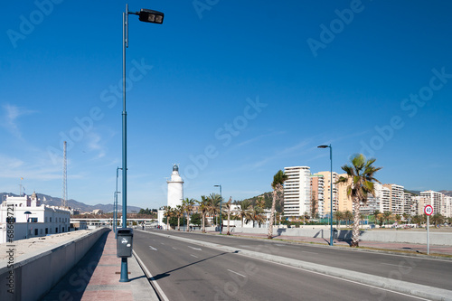 Street view of Malaga