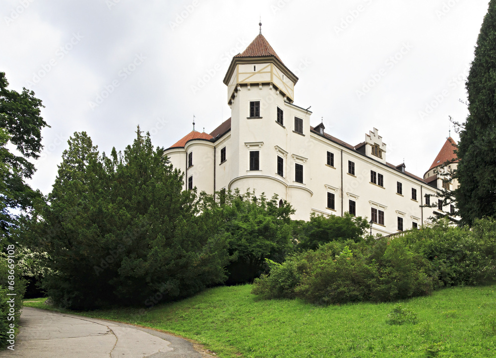 Beautiful Konopiste castle in the Czech Republic.