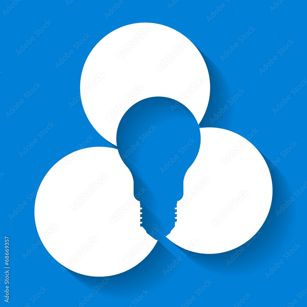 Light bulb infographic (3 options) Light bulb infographic (3 options)