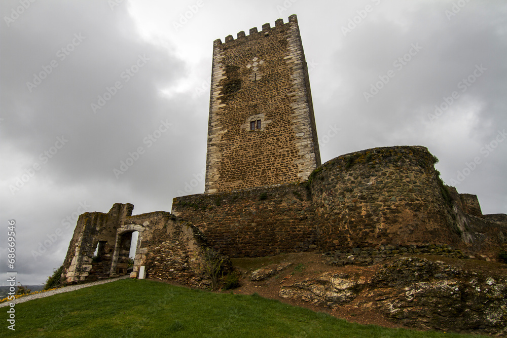 medieval castle located in the small village Portel
