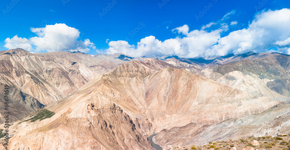 Himalayas panorama of mountains Himalayas panorama of mountains