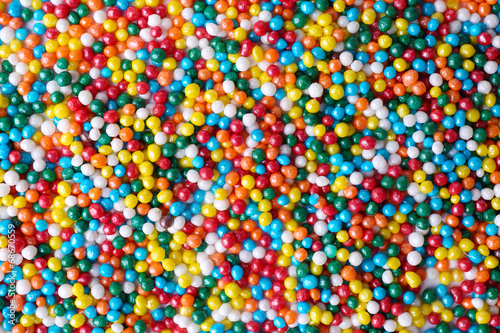 Colorful sugar sprinkles background