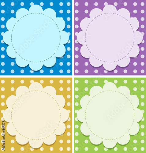 Empty background templates