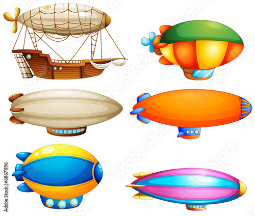 Sets of flying objects