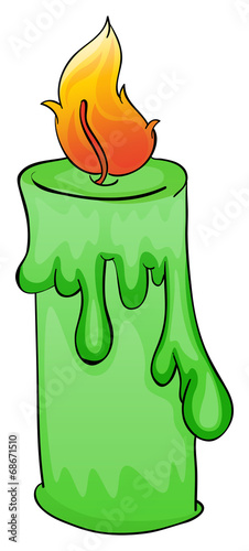 Green candle