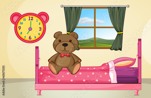 Bear on Bed