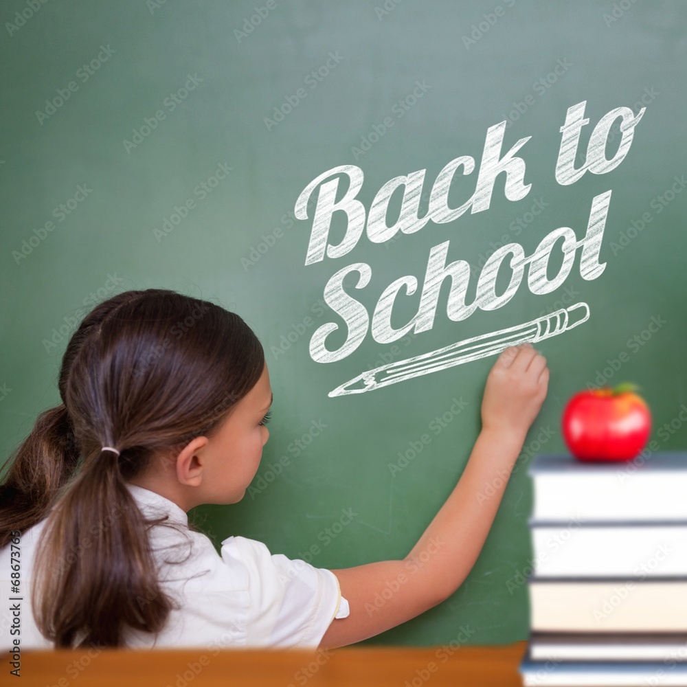 Composite image of back to school message Composite image of back to school message