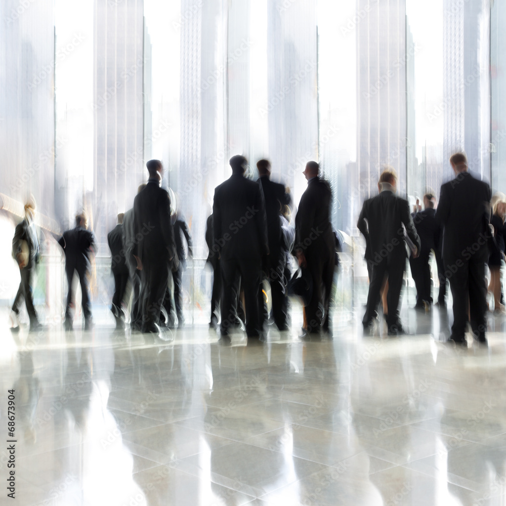 group of people in the lobby business center group of people in the lobby business center